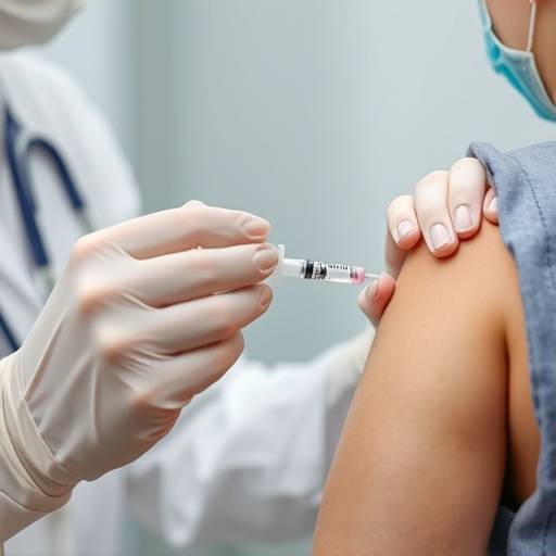 A doctor administering a vaccination to a patient, emphasizing the importance of immunization.